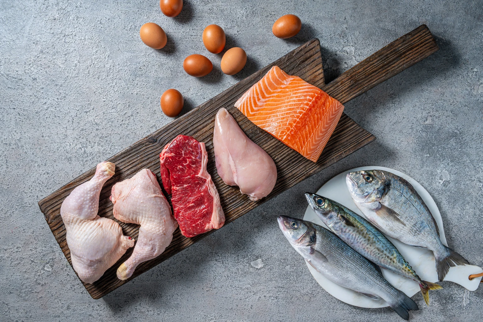 Beef Up, Eggs Down
