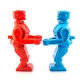 robot toy ready to fight