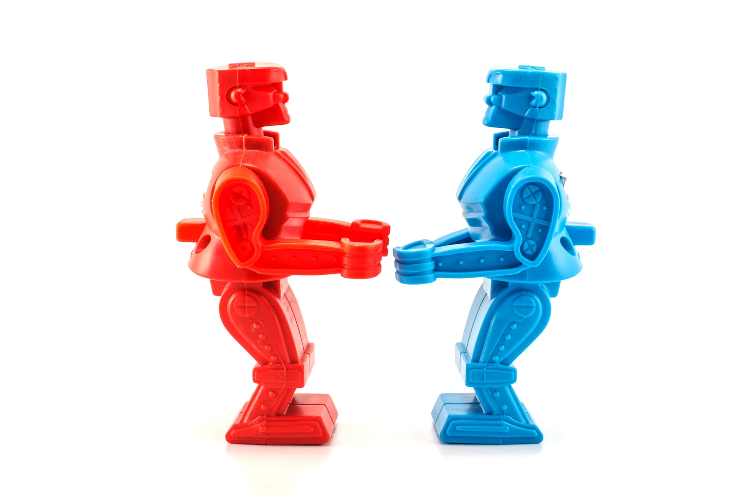 robot toy ready to fight