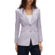lavender linen blazer