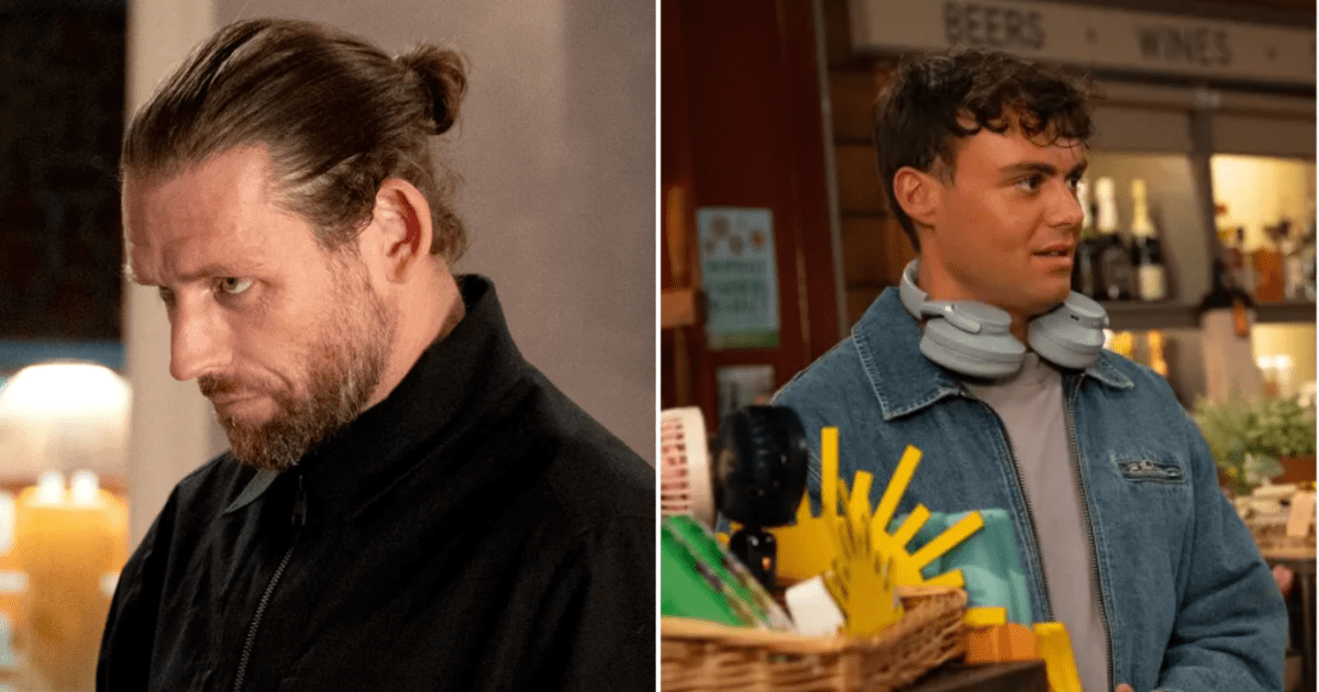 Emmerdale's Kev reveals he's Lewis' dad in the most toe-curling way possible | Soaps