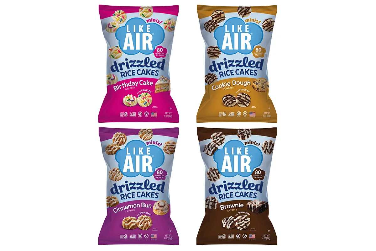 Like Air launches drizzled rice cakes