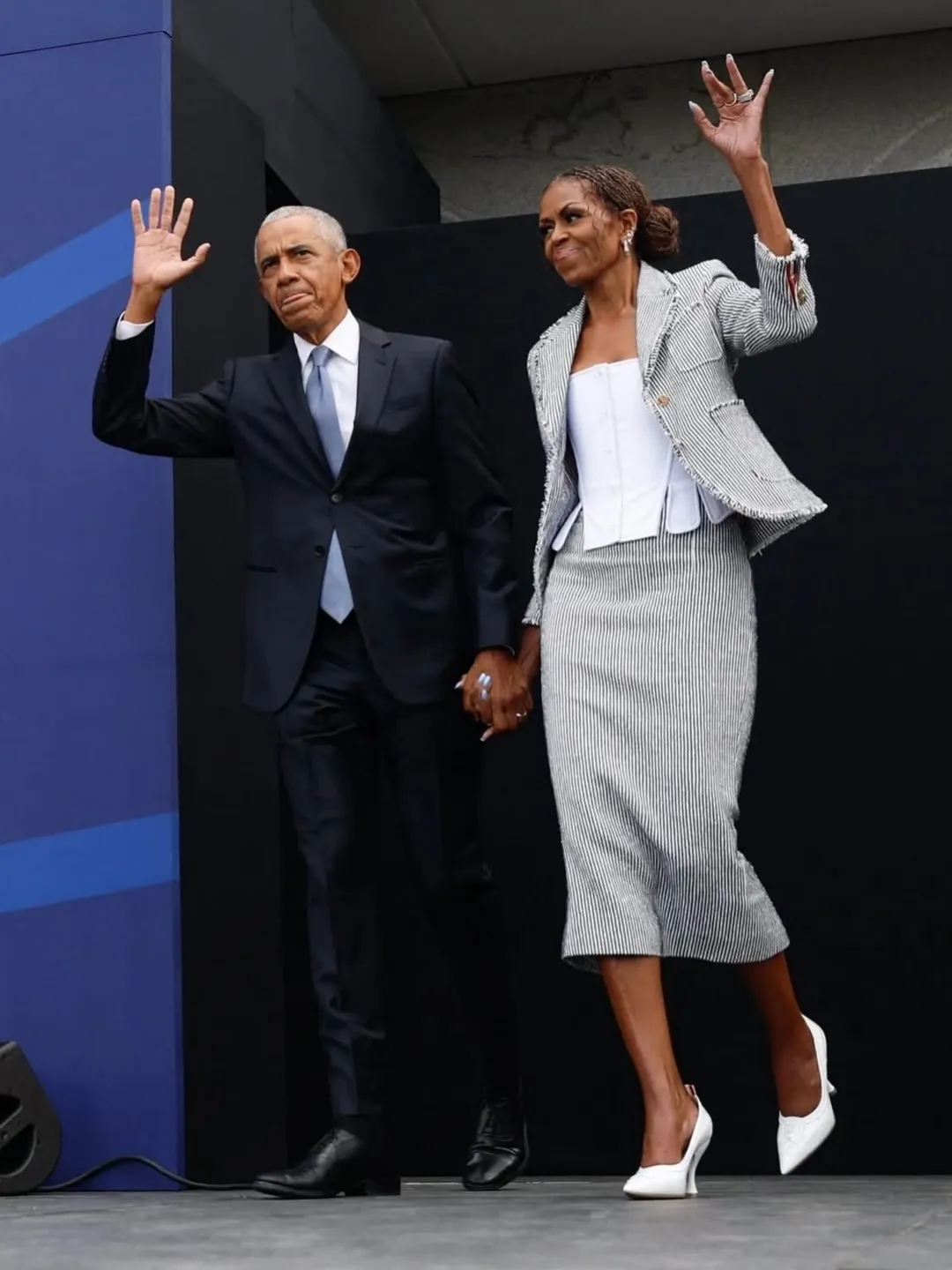 Michelle And Barack Obama The Grand Opening Of The Obama Presidential Center In Chicago