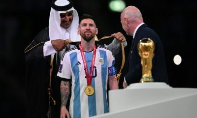 One of the final images from the World Cup was Qatar's emir putting a traditional Arab cloak over Argentina star Lionel Messi