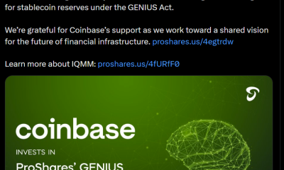 Coinbase Backs IQMM ETF as Stablecoin Rules Take Shape