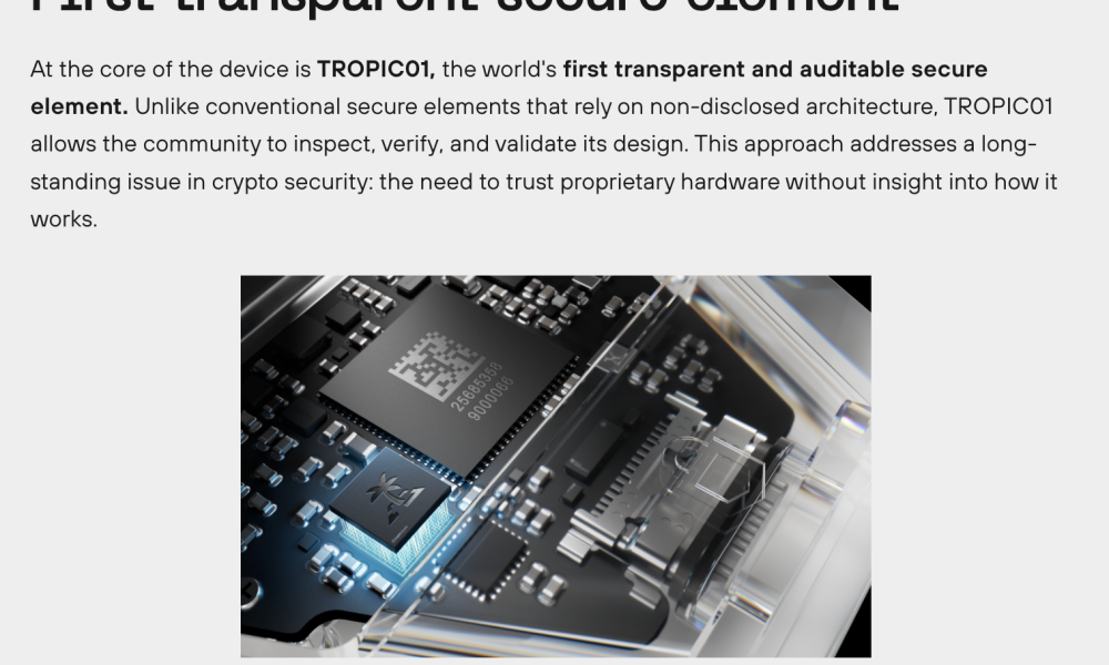 Ledger Audit Finds TROPIC01 Chip Flaw in Trezor Safe 7