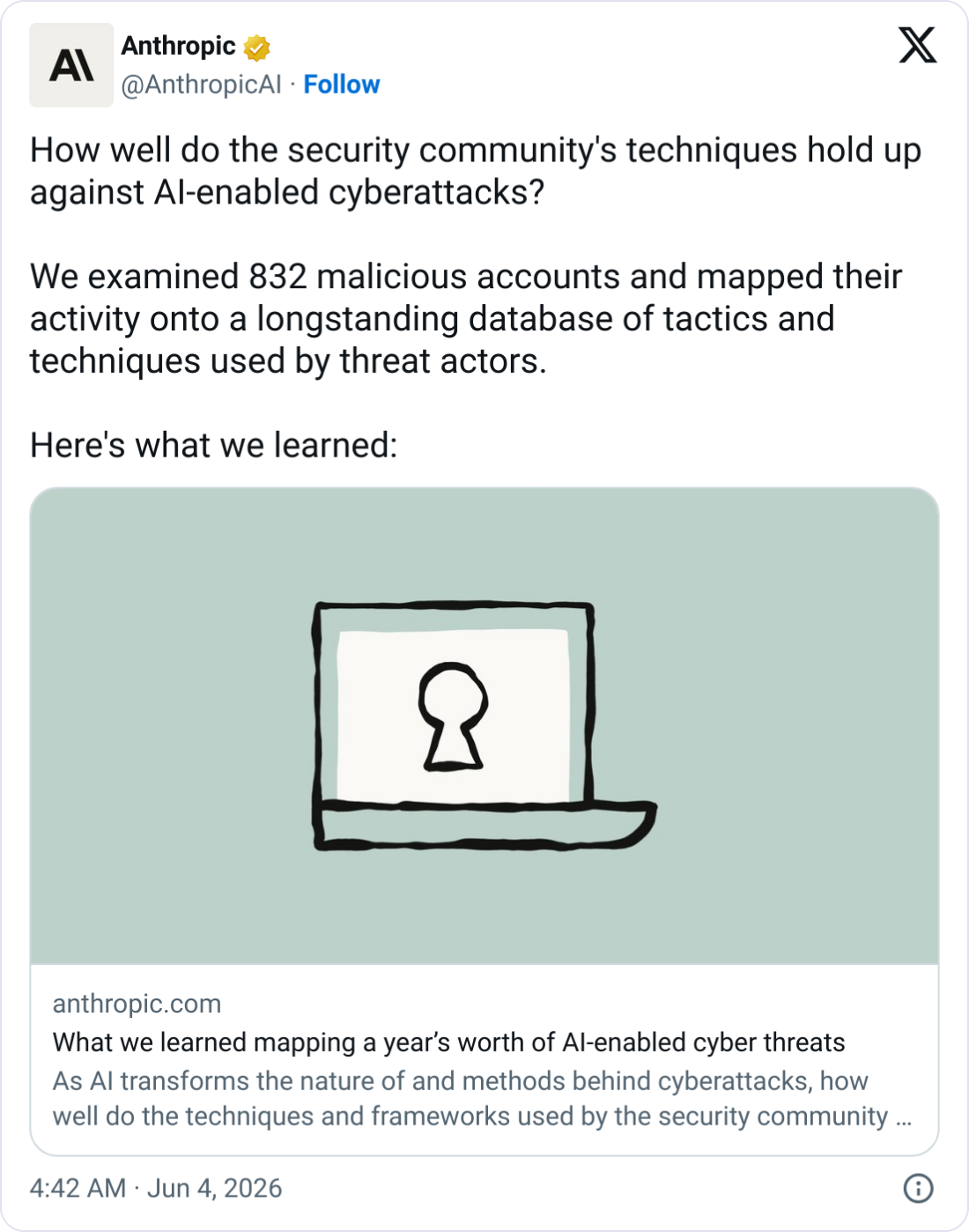 Anthropic Finds 67% of Banned Accounts Used AI in Attacks