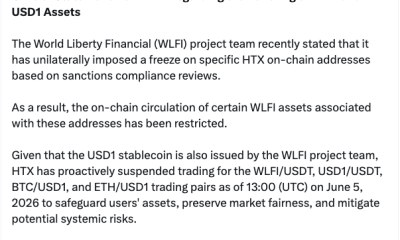 HTX Delists Trump-Linked USD1 After Alleged Wallet Freeze
