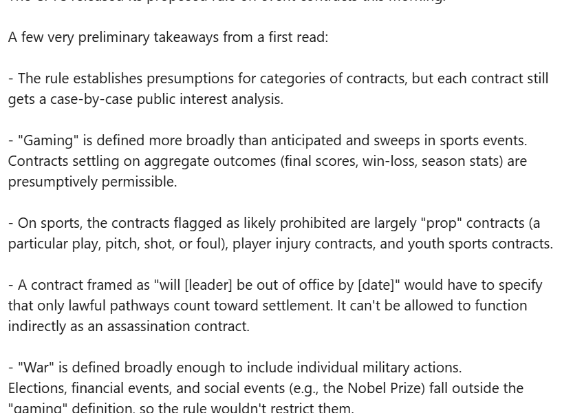 CFTC Proposes Prediction Market Rules Favoring Sports Contracts