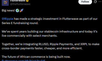 Ripple Expands Africa Strategy With Flutterwave Investment