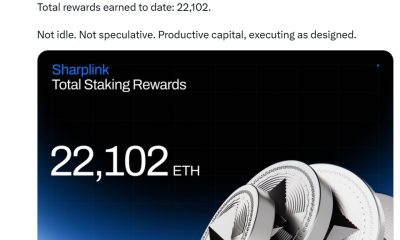Sharplink Buys ETH for First Time in 8 Months