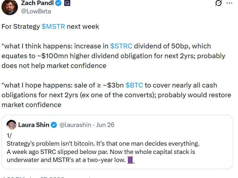 Grayscale's Pandl Says Strategy's $3B Bitcoin Sale Could Restore Confidence