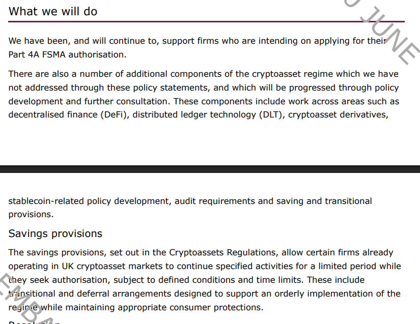 UK Sets Final Crypto Rules as Firms Face 2027 FCA Authorization Deadline