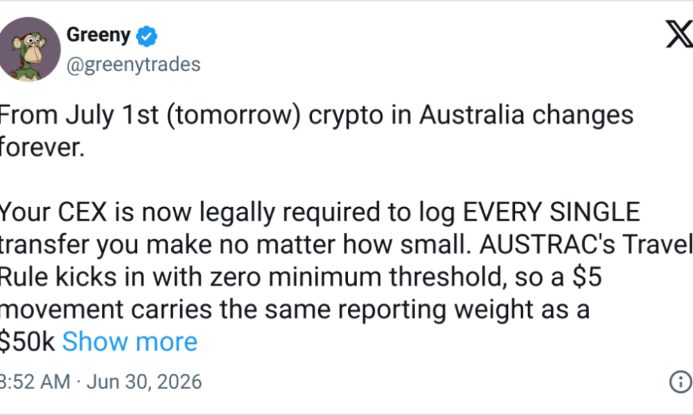 What’s Changing With Australia’s Crypto Travel Rule