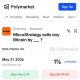 Strategy’s Bitcoin Sale Sparks Polymarket Dispute