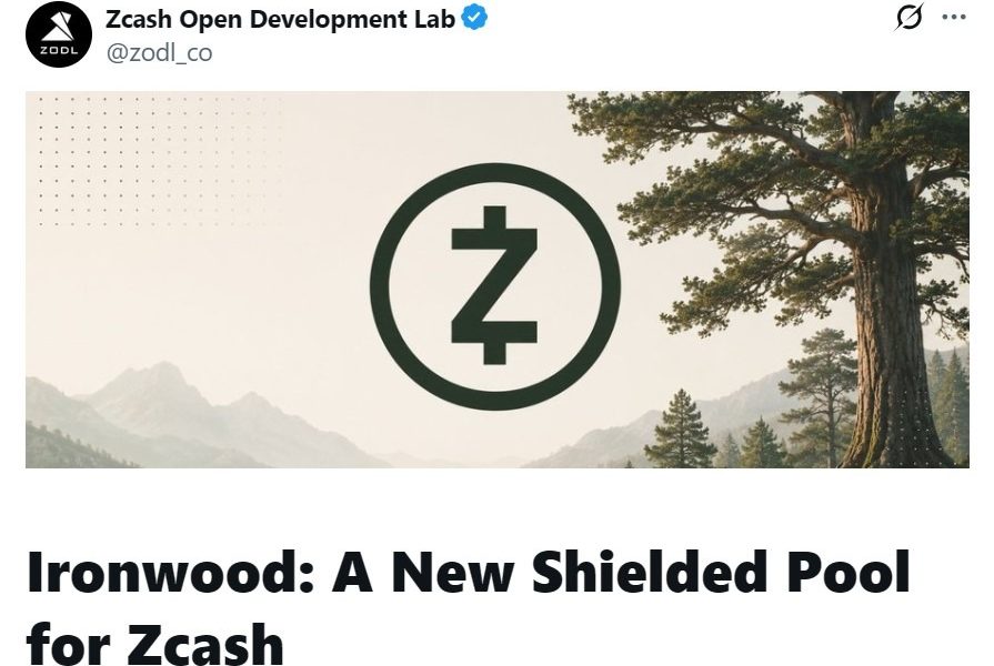 Zcash Proposes Ironwood Pool After Orchard Bug