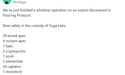 Yuga Labs Developers Rescue 68 NFTs From Flooring Exploit