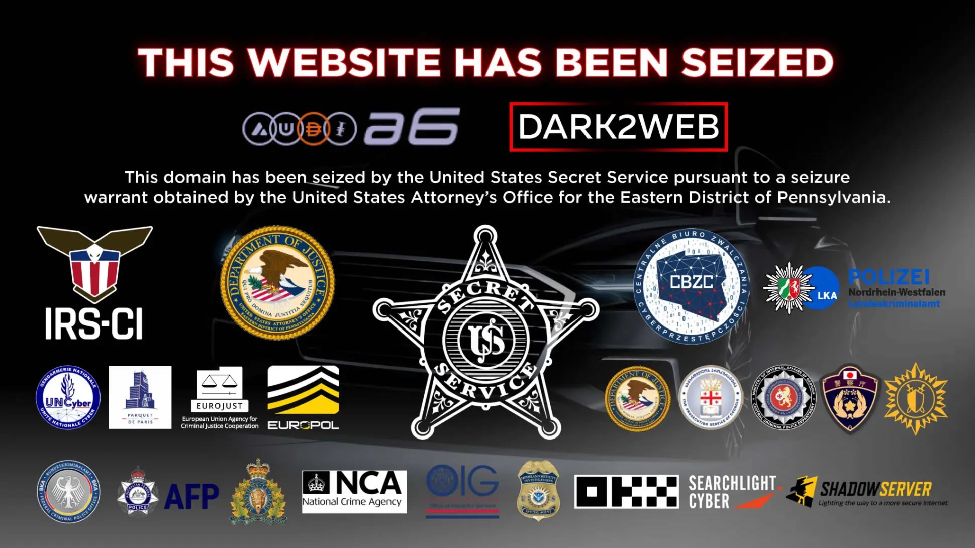 Law Enforcement Shuts Down AudiA6 Crypto Laundering Ring