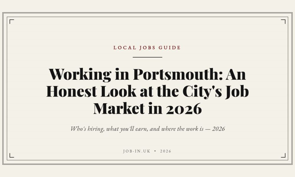 OPINION: Working in Portsmouth: An Honest Look at the City's Job Market in 2026