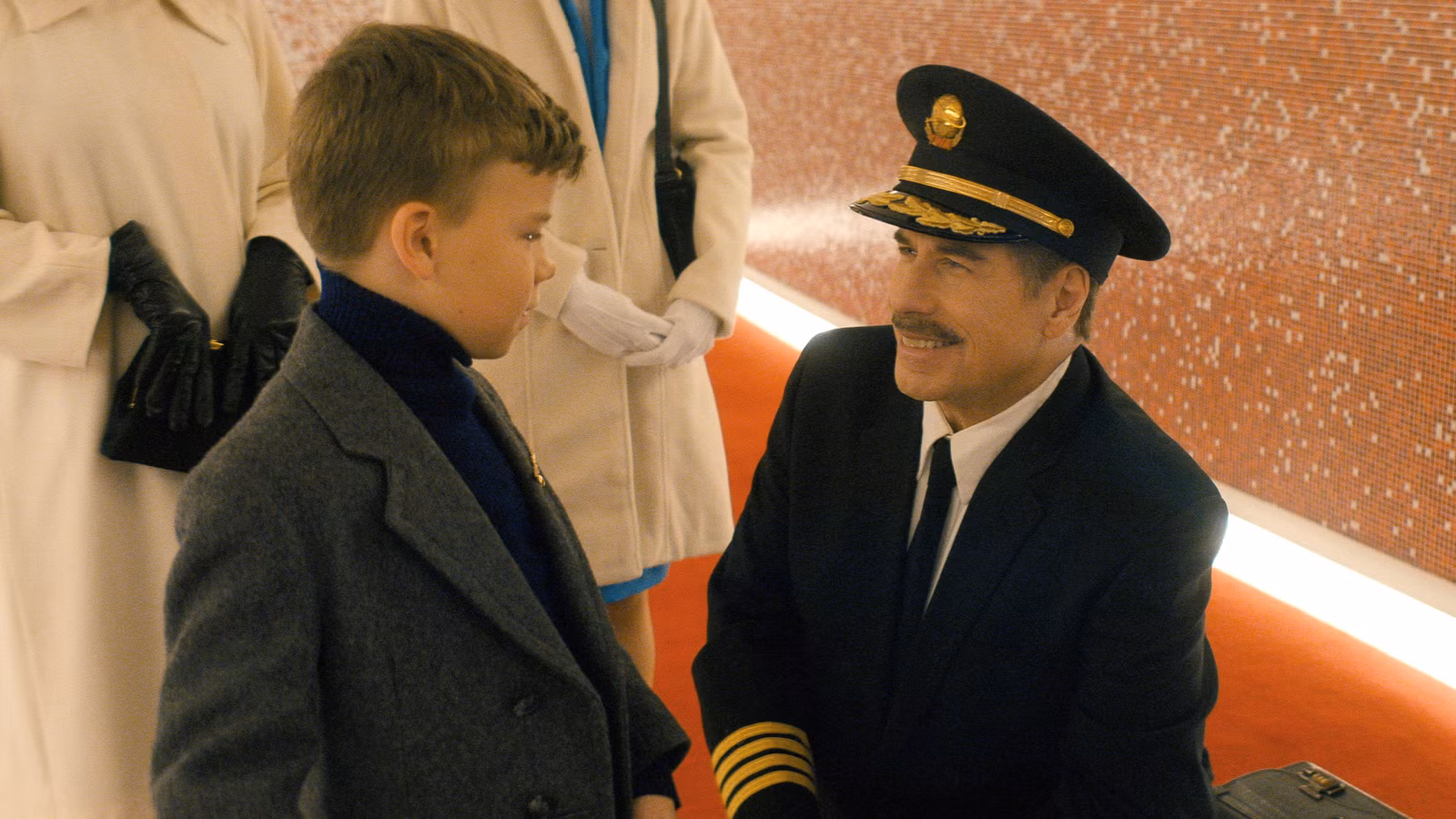 Clark Shotwell and John Travolta in Propeller One Way Night Coach