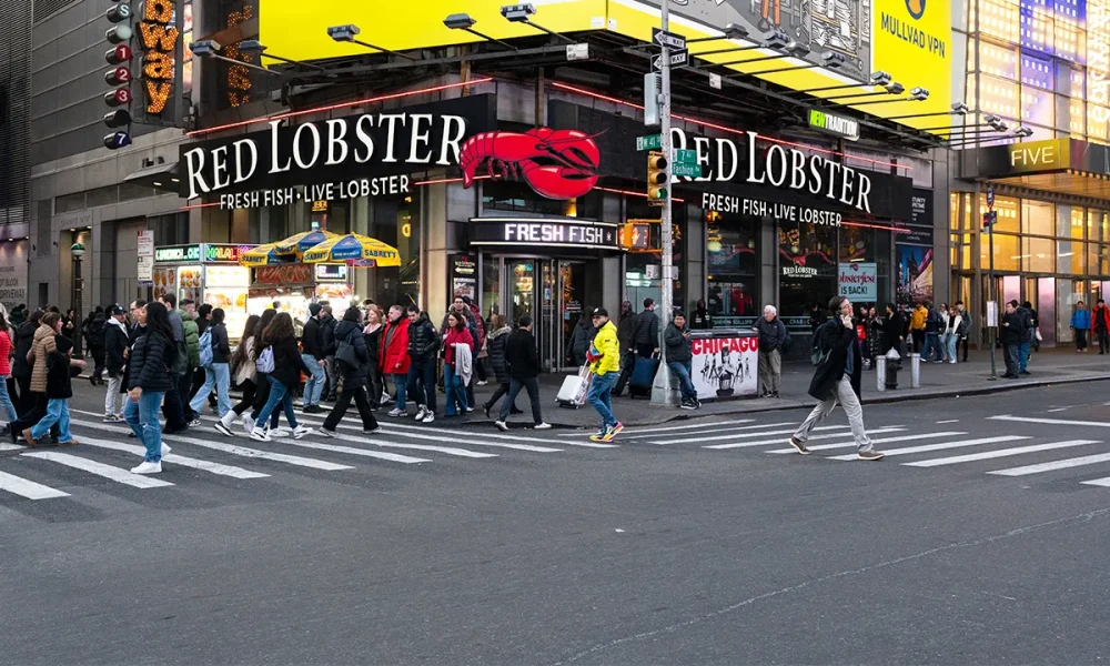 Red Lobster to close Times Square flagship after more than 2 decades