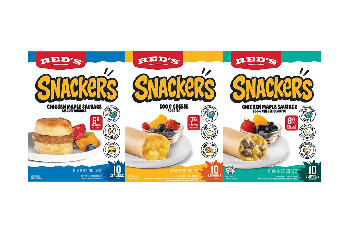 Red’s All Natural adds frozen snack line