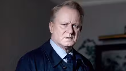 DI John River (Stellan Skarsgård) looks perplexed in 'River'