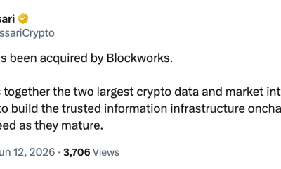 Blockworks Acquires Messari in Deal Valued Above $10M