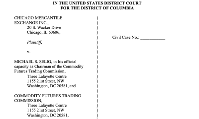 CME Group Sues CFTC Over Crypto Perpetual Futures