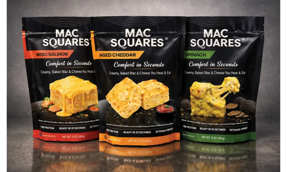 Mac Squares reshapes mac and cheese for modern convenience