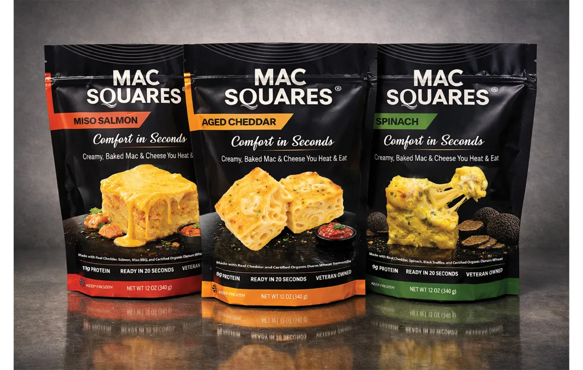 Mac Squares reshapes mac and cheese for modern convenience