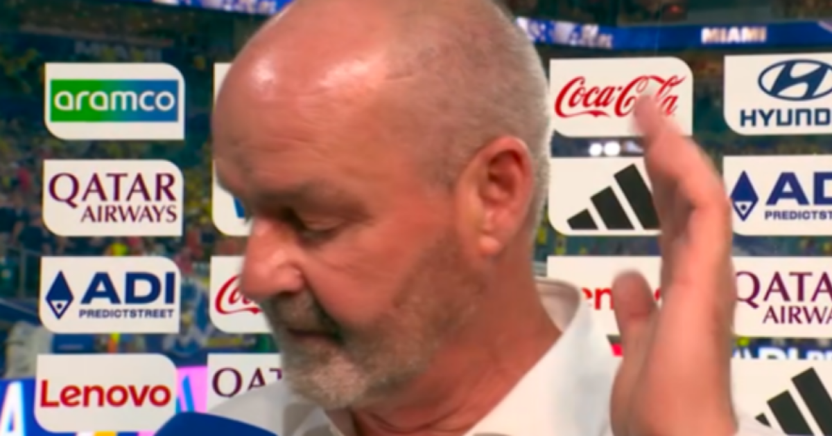 Scotland boss Steve Clarke storms out of tense interview after Brazil defeat | Football