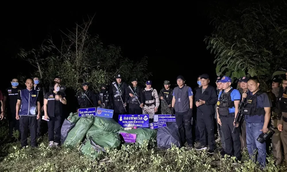 Thai Navy Seizes Over 6 Million Meth Pills During Border Operation in Chiang Rai