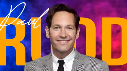Custom image of Paul Rudd with his name written out behind him.