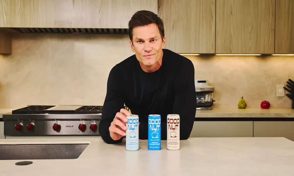 Tom Brady launches Good Nut organic coconut water line with Gopuff