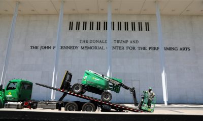 Kennedy Center begins process of removing Trump references