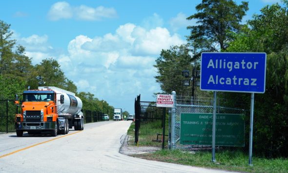 Florida governor announces closure of 'Alligator Alcatraz'