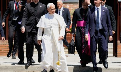 Pope Leo XIV meets with 6 clergy abuse survivors during a trip to Spain