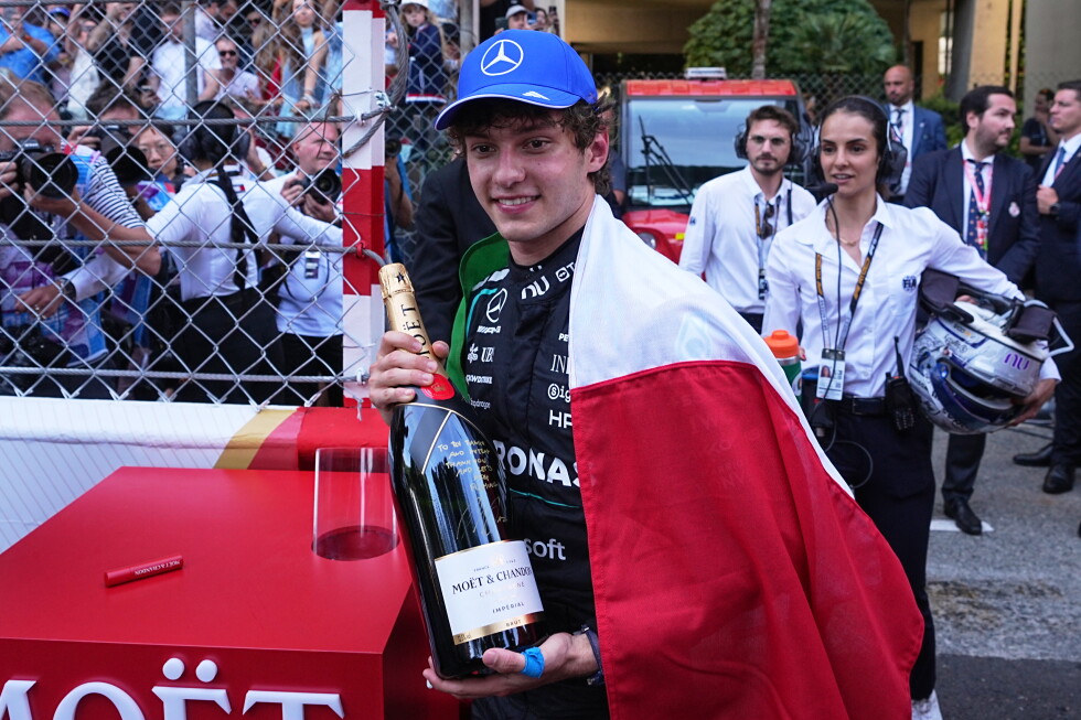 Kimi Antonelli wins delayed Monaco Grand Prix to extend victory streak and F1 lead