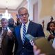 Senate works overnight as Republicans debate limits on Trump settlement