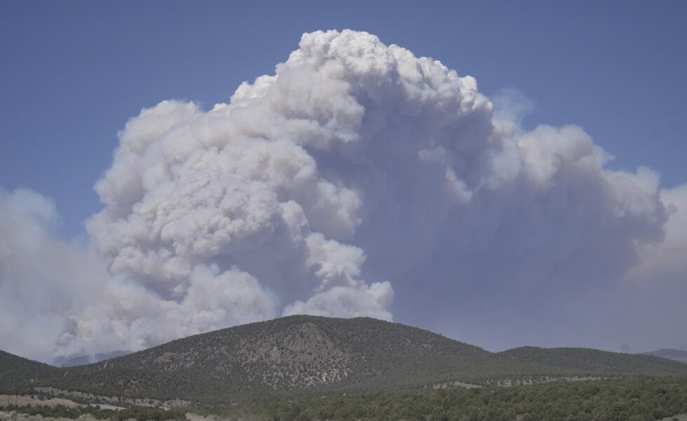Critical fire weather fuels largest blaze in the US