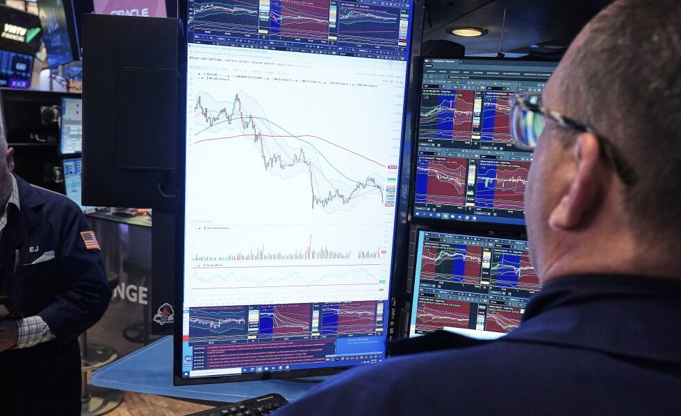 Global shares skid after big sell-off of tech shares on Wall St, while oil prices surge