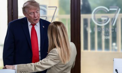 Trump deepens the dustup with Italy's Meloni over disputed G7 photo