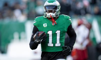 Eagles trade receiver A.J. Brown to Patriots for 1st, 5th-round draft picks