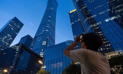 Beijing's tallest tower is damaged after small airplane reportedly crashed into it