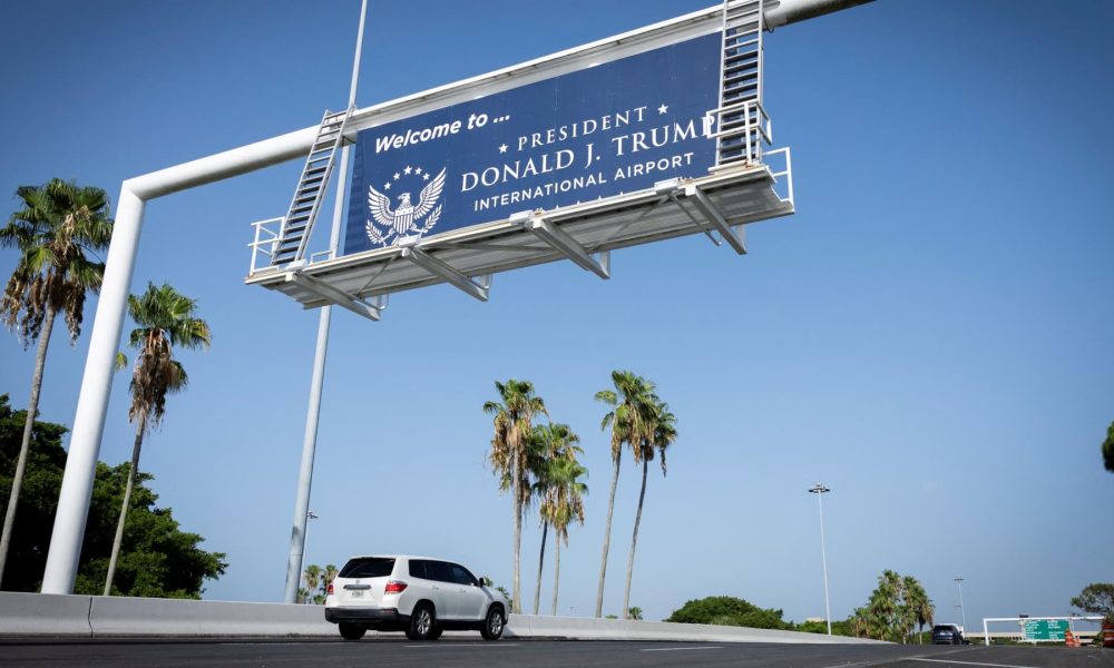 Florida's Palm Beach airport renamed for Trump