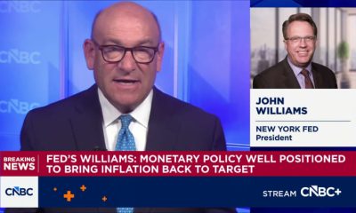 Fed's Williams: Encouraging signs inflation has peaked, should edge down in coming quarters