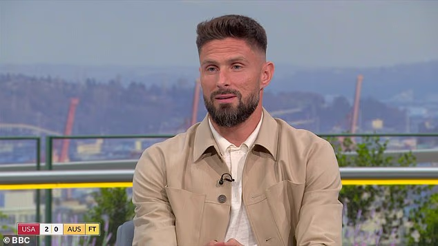 Olivier Giroud has not won many plaudits after a middling start to life as a pundit with the BBC