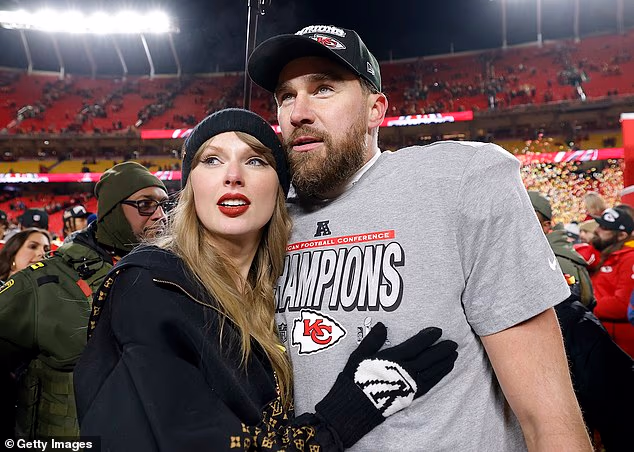 Taylor Swift and Travis Kelce have donated $26 million to at least 20 charities this week, ahead of their wedding extravaganza in New York City - pictured 2025