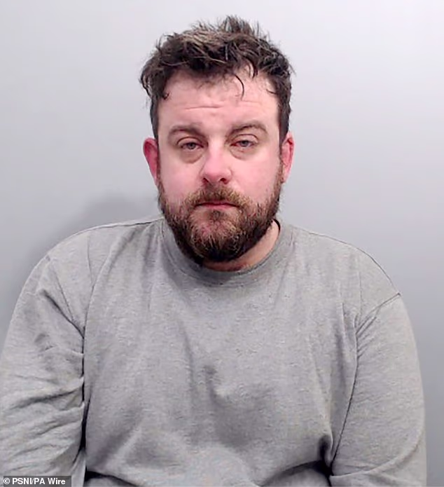 Stephen McCullagh (pictured) was jailed last month for 31 years after he was found guilty of murdering Natalie McNally on December 18 2022